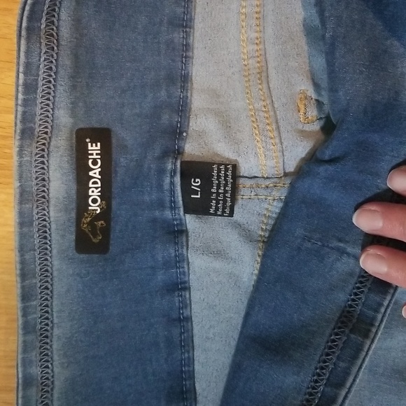 Jordache light blue stretch jeggings size large EUC - Picture 4 of 10